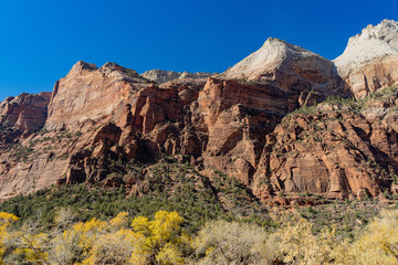 Beautiful landscape around Zion National Park