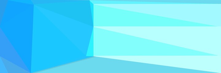 Fototapeta premium horizontal abstract background with geometric triangles