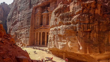 Petra is an ancient city in Jordan