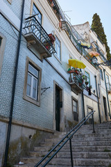 Fototapeta na wymiar Street photography by Lisbon