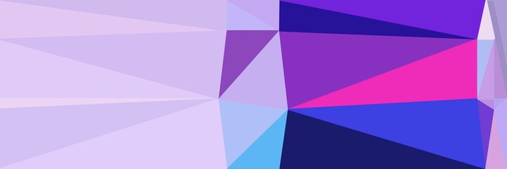 Fototapeta premium abstract horizontal background with geometric triangles