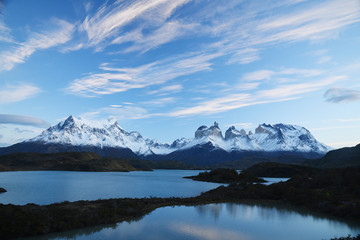 Sunrise at Torres del Paine Chile