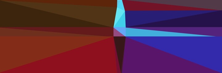 Obraz premium abstract horizontal background with geometric triangles