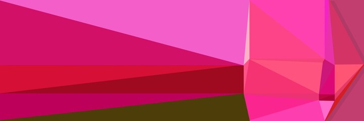 Obraz premium abstract horizontal background with geometric triangles