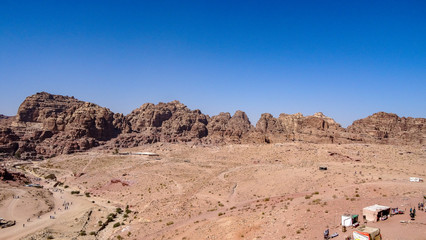 Fototapeta na wymiar Petra is an ancient city in Jordan