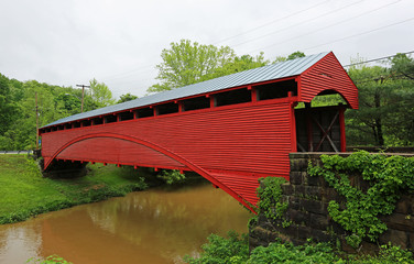 Barrackville covered bridge, West virginia
