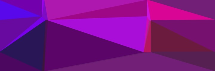 Obraz premium abstract horizontal background with geometric triangles