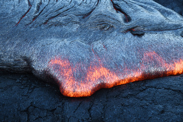 lava surface flow