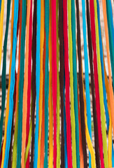Colorful pattern of the fabric string, Abstract  background.