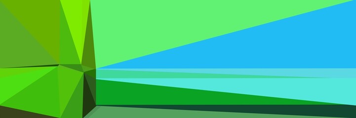 Fototapeta premium abstract horizontal background with geometric triangles