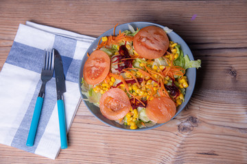 ensalada comida vegana 