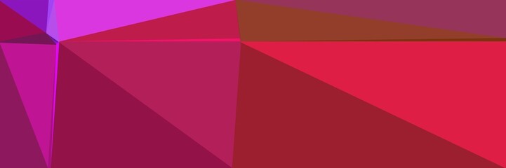 Obraz premium abstract horizontal colorful geometric background