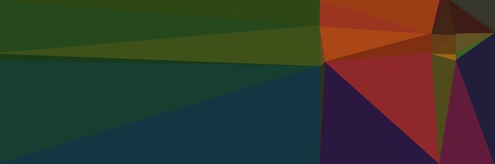 Fototapeta premium abstract horizontal colorful geometric background