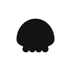 icon vector, skull with simple shapes