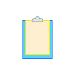 folder shaped icon vector on white background