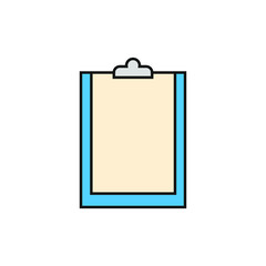 folder shaped icon vector on white background