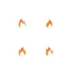 Fire flame vector illustration design template