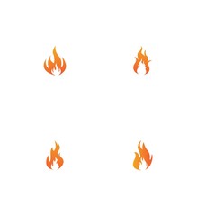 Fire flame vector illustration design template