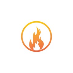Fire flame vector illustration design template