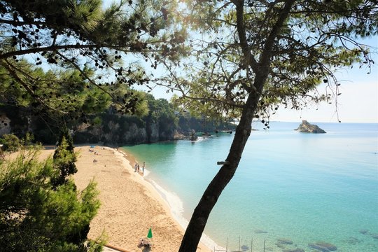 Platis Yialos Beach In Argostoli Kefalonia Island Greece