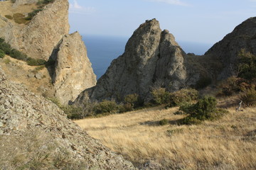 landscape in mountains