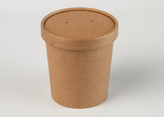 Eco-friendly disposable cardboard packaging for food, drinks