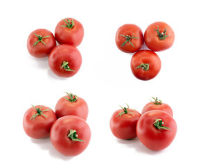 Tomato isolated on white background