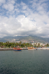 Fototapeta premium ship parking bay