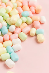 A close-up of colorful and delicious candy