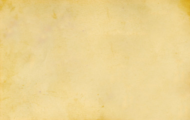 Fototapeta na wymiar Yellow sheet of aged paper.Texture or background
