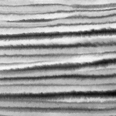 Abstract monochrome stripped background. Gray watercolor texture