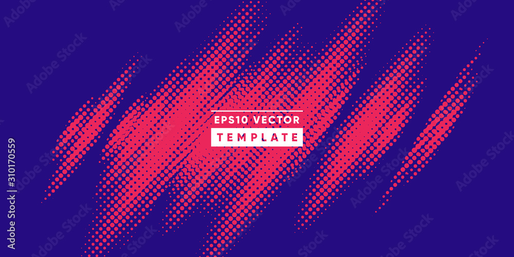 Poster Abstract background with halftone gradient effect. Eps10 vector.