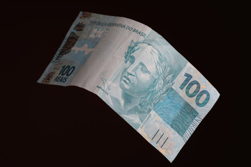 Real banknote detail - brazilian money