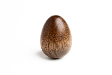Standing Wood Egg Sculpture
