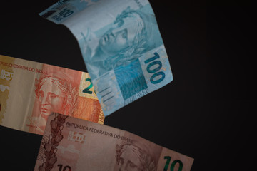 Real banknote detail - brazilian money