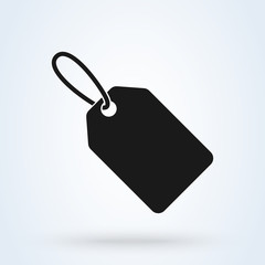 tag price, Simple vector modern icon design illustration.