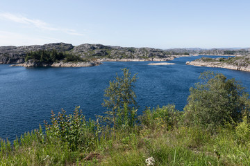 Fototapeta na wymiar Spjodevatnet, See in Südnorwegen