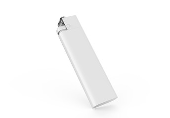 Blank lighter for design presentation, mock up template on isolated white background, 3d illustration.