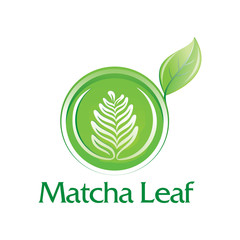 Matcha Leaf Logo