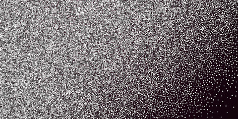 Round silver glitter luxury sparkling confetti. Sc