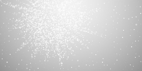 Magic stars sparse Christmas background. Subtle fl