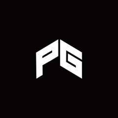 PG Logo monogram modern design template