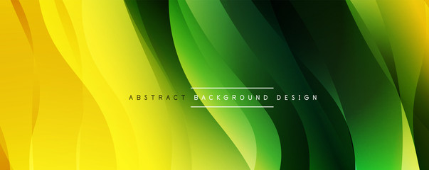 Dynamic trendy simple fluid color gradient abstract background with line effects. Vector Illustration For Wallpaper, Banner, Background, Card, Book Illustration, landing page