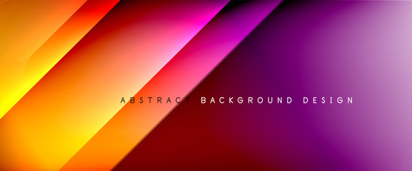 Trendy simple fluid color gradient abstract background with dynamic straight shadow line effect. Vector Illustration For Wallpaper, Banner, Background, Card, Book Illustration, landing page