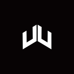 UU Logo monogram modern design template