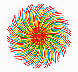 abstract background with circles pattern