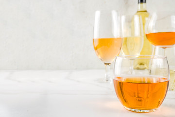 Trendy orange wine