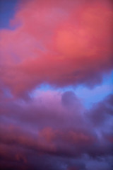 Naklejka premium Colour clouds 