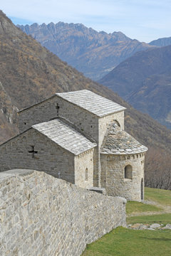 Italy , Lecco, San Pietro al monte Church