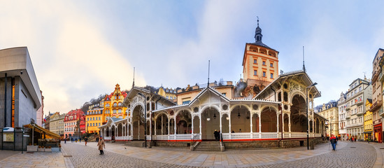 Altstadt von Karlsbad, Tschechien 